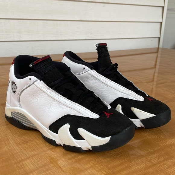 Jordan 14 Retro Black Toe (2024) Kids Shoes Size 5.5Y NBA Basketball - Picture 9 of 11
